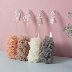 长柄洗澡刷搓澡巾 搓背沐浴球搓澡神器 洗澡浴刷洗澡神器柔软沐浴刷