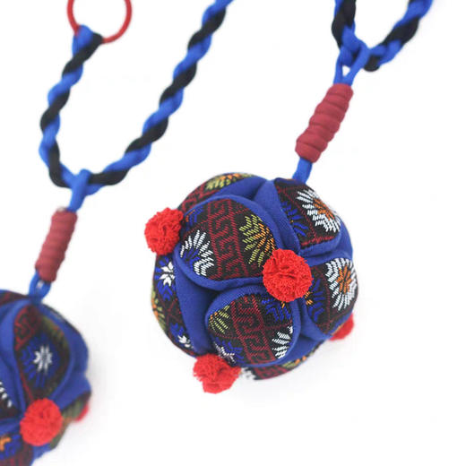 壮锦系列|手工绣球挂饰 商品图5