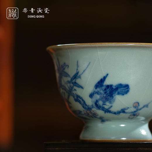 问鼎鼎青青花湛露杯(清平乐）（缺货） 商品图2