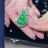 玉美人菲菲HZ/S925翡翠观音吊坠约30*20mm 商品缩略图0