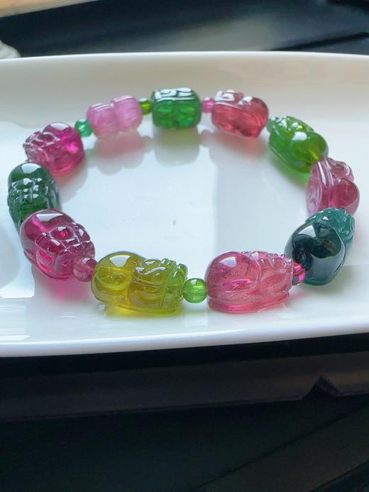 27.4g 雕刻碧玺手链 商品图3