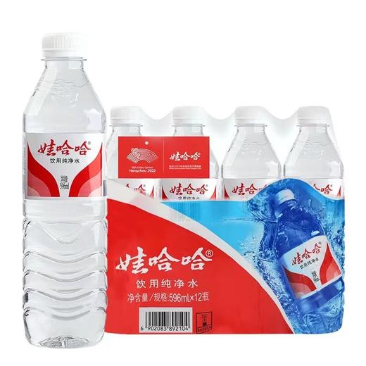 CJ娃哈哈纯净水596ml*12包装Z-11006333 商品图0