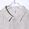 CS107夏季新时尚条纹做旧男士衬衫百搭宽松休闲上衣复古简约短袖 商品缩略图3