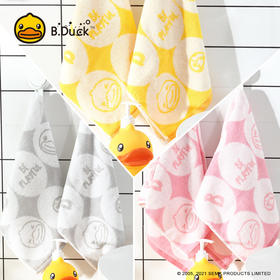 B.Duck小黄鸭股纱提圆圈毛巾68*35cm 772