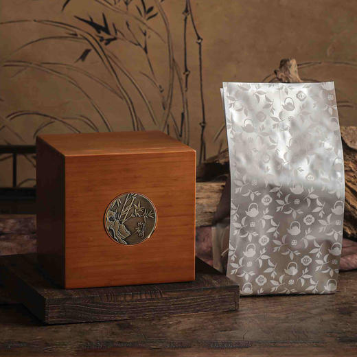 竹石图【竹盒半斤.散茶箱】70元1套.整箱12套 商品图2