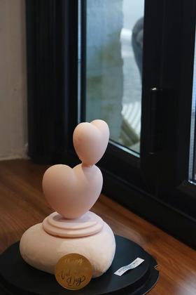 七夕爱心慕斯蛋糕