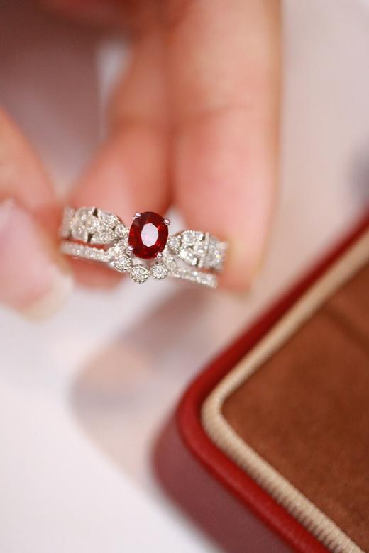 0.59ct 红宝石戒指 商品图2