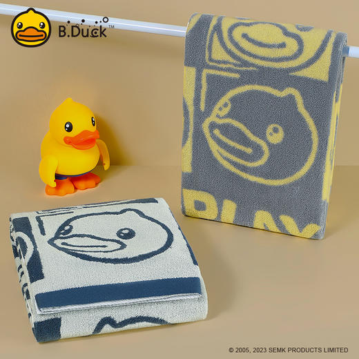 B.Duck小黄鸭游戏鸭大浴巾140*70cm 232 商品图0