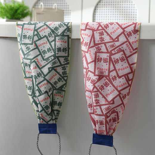 搓澡神器 双层拉背条去污搓泥神器 搓背神器家用磨砂厚搓背巾長條搓澡巾神器 商品图3