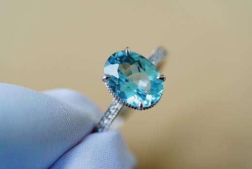 2ct 海蓝宝戒指 商品图2