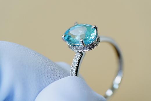 2ct 海蓝宝戒指 商品图5