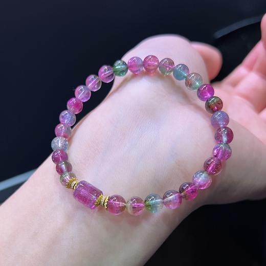 12g 6.3mm 碧玺手链 商品图5