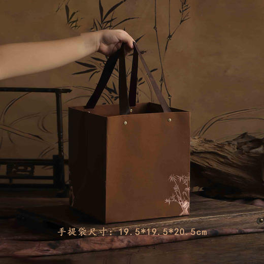 竹石图【竹盒半斤.散茶箱】70元1套.整箱12套 商品图8