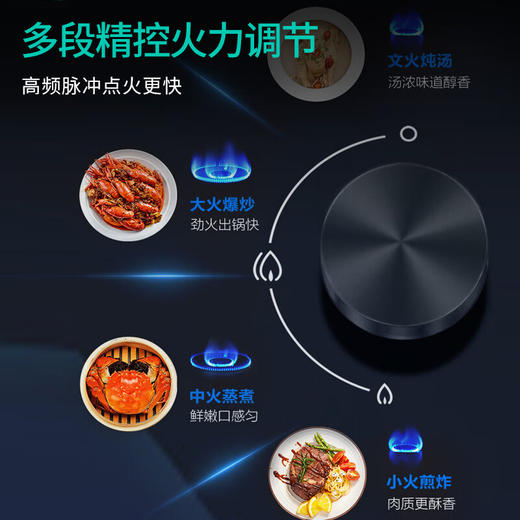 华帝（VATTI） 防爆钢化面板 熄火保护 双眼灶燃气灶 家用嵌入式 4.5kW 一级能效JZT-ZJ105（天然气液化气） 商品图1