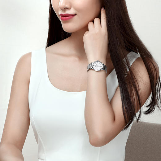 依波表EBOHR 大师系列经典时尚女士石英腕表30米防水5029 商品图3