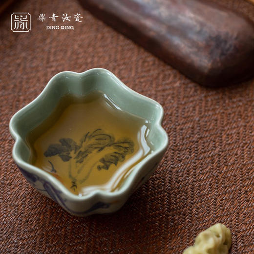 问鼎鼎青青花四叶杯（瓜瓞绵绵） （缺货） 商品图3