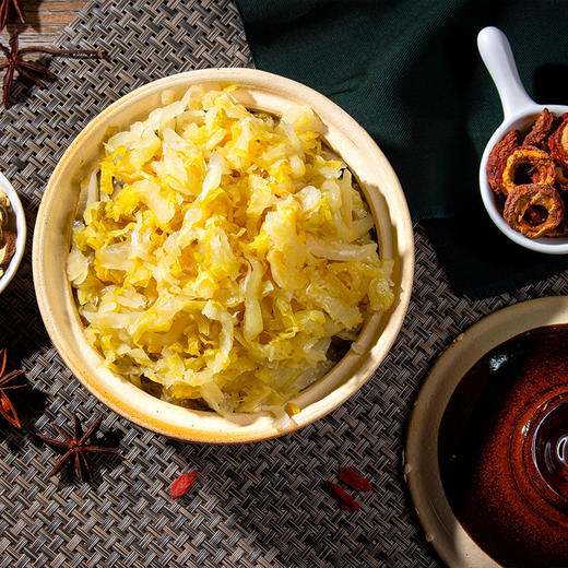 酸菜正宗东北酸菜农家特产大缸腌制酸白菜酸菜丝泡菜东北家乡零食童年回忆零食小吃 商品图2