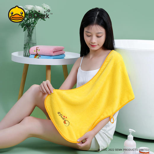 B.Duck小黄鸭珊瑚绒毛巾70*32cm 789 商品图0