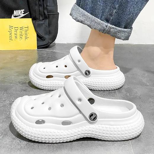 【洞洞鞋男居家鞋】家用包头鞋 青少年EVA拖鞋 镂空沙滩鞋凉拖鞋  商品图12