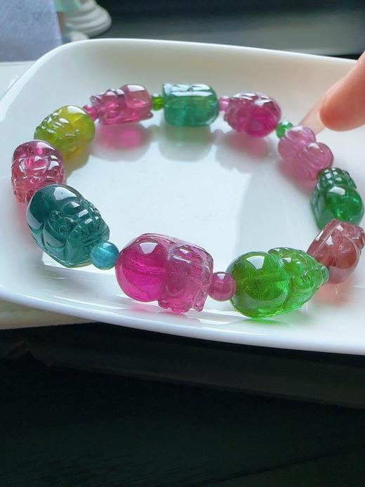 27.4g 雕刻碧玺手链 商品图1