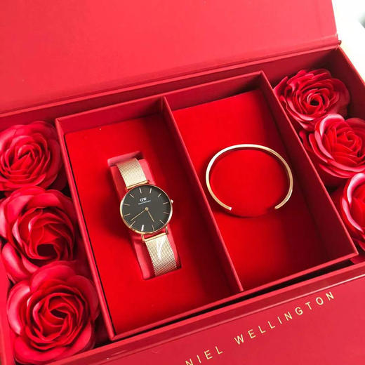 【情人节】DW手表女款PETITE系列优雅流金表28mm丹尼尔惠灵顿 商品图1
