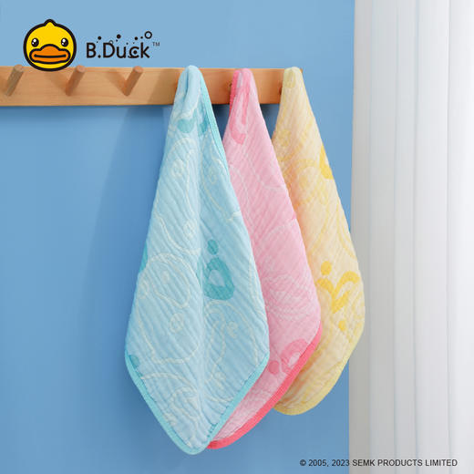 B.Duck小黄鸭泡泡纱可爱鸭毛巾70*33cm 577 商品图1