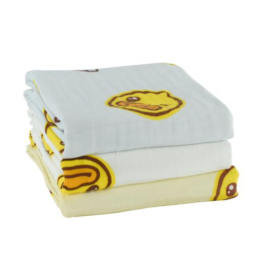 B.Duck小黄鸭六层纱布活性大方巾100*100cm 318 商品图0