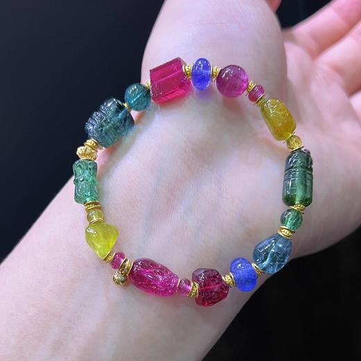 14.78g 雕刻碧玺手链 商品图2