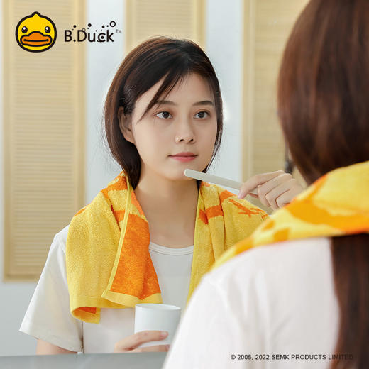 B.Duck小黄鸭轮廓鸭毛巾72*34cm 792 商品图0