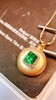 0.40ct 祖母绿锁骨链 商品缩略图1