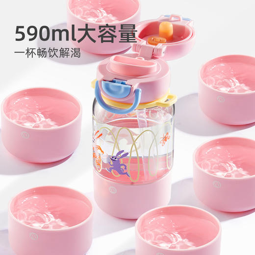 【夏日快乐补水】mideer弥鹿便携双饮吸管杯 590ml大容量 食品级Tritan材质 装温水 果汁 炎炎夏日随时解渴消暑 商品图3