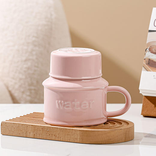 【马克杯带盖可爱水壶造型】陶瓷杯子 家用办公室水杯 七夕情人节情侣礼物 商品图6