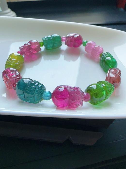 27.4g 雕刻碧玺手链 商品图2