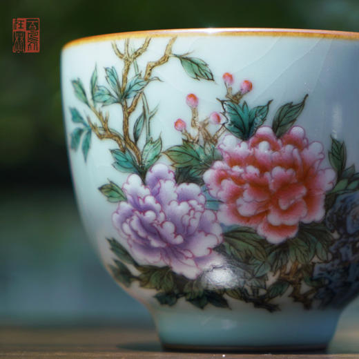 问鼎绪文汝窑清照杯（春和景明） 商品图3