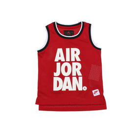 乔丹童衣儿童童装夏男网眼速干透气运动无袖篮球背心JD