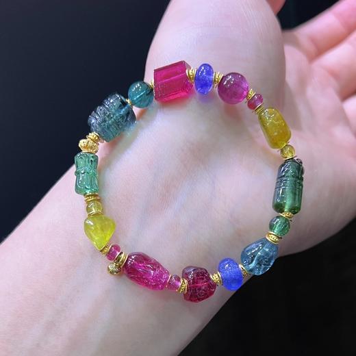 14.78g 雕刻碧玺手链 商品图6