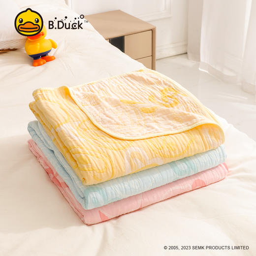 B.Duck小黄鸭泡泡纱可爱鸭毛巾被215*160cm 226 商品图2