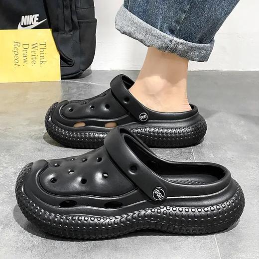 【洞洞鞋男居家鞋】家用包头鞋 青少年EVA拖鞋 镂空沙滩鞋凉拖鞋  商品图13