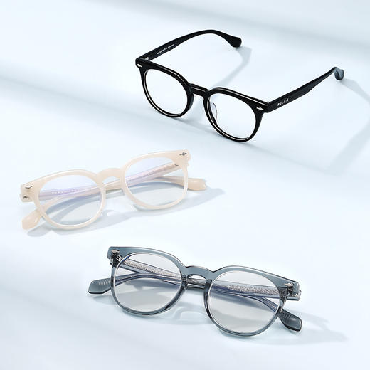 普莱斯光学镜框PBG24029A  板材镜框不易破损 宽边设计配镜片更美观  男女同款 三色可选 商品图4