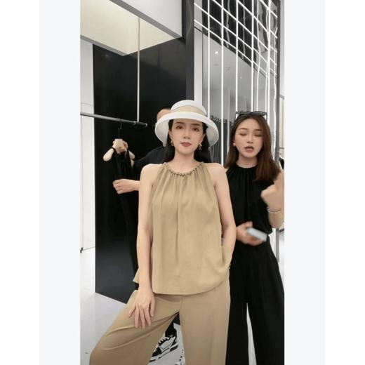 N°28 “挂脖套装”舒适休闲无袖套装8A25Z572 商品图1