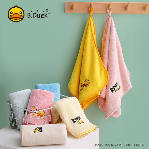 B.Duck小黄鸭珊瑚绒毛巾70*32cm 789 商品图1
