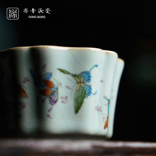 问鼎鼎青系列簪花杯（翩翩起舞） (缺货) 商品图3