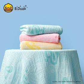 B.Duck小黄鸭泡泡纱可爱鸭大方巾110*110cm 576