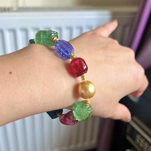 22.13g 雕刻碧玺手链 商品图8