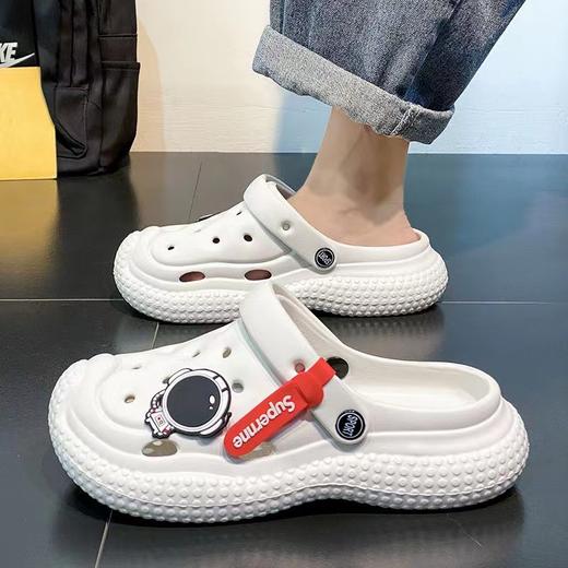 【洞洞鞋男居家鞋】家用包头鞋 青少年EVA拖鞋 镂空沙滩鞋凉拖鞋  商品图9