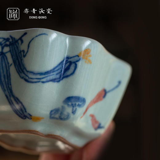 问鼎鼎青青花四叶杯（瓜瓞绵绵） （缺货） 商品图2