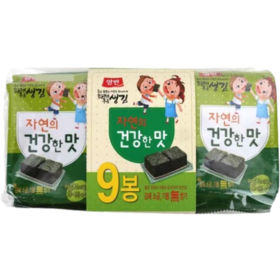 [1+1]양반 자연의건강한맛 파래생김6g*9
