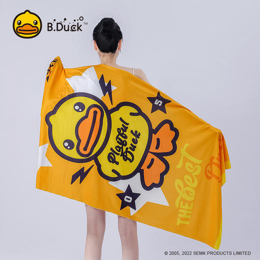 B.Duck小黄鸭冰感运动大浴巾160*80cm 221 商品图0