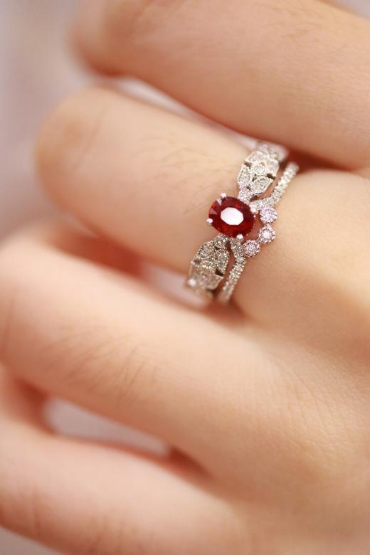 0.59ct 红宝石戒指 商品图8