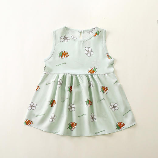 【满花设计，简约萌趣】女童公主裙 夏季新款 中小童连衣裙 韩版绵绸背心裙 女宝宝洋气吊带裙-QQ 商品图6